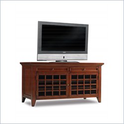 Hooker Furniture Fairview Entertainment Console in Medium Cherry Finish