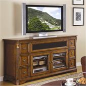 Hooker Furniture Brookhaven 68 Entertainment Console in Clear Cherry