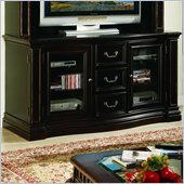 Hooker Furniture Villa Siena Entertainment Console in Black Finish