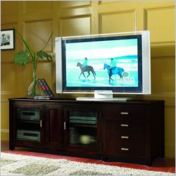 Hooker Furniture Mirabel 73 Entertainment Console in Rich Espresso Finish