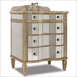 Hooker Furniture Mirrored Sink Chest with Marble Top