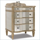 Hooker Furniture Mirrored Sink Chest with Marble Top