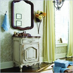 Hooker Furniture Bordeaux 26 Sink Chest in White Finish