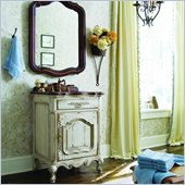 Hooker Furniture Bordeaux 26 Sink Chest in White Finish 