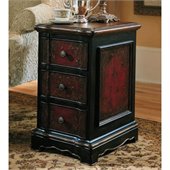 Hooker Furniture Seven Seas Handpainted Three Drawer Accent Table