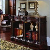 Hooker Furniture Seven Seas Hand Painted Double Bookcase in Brown