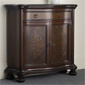 Hooker Furniture Seven Seas Hall Chest with Etched Brass Panels