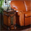 ADD TO YOUR SET: Hooker Furniture Seven Seas Leather Top Chairside End Table