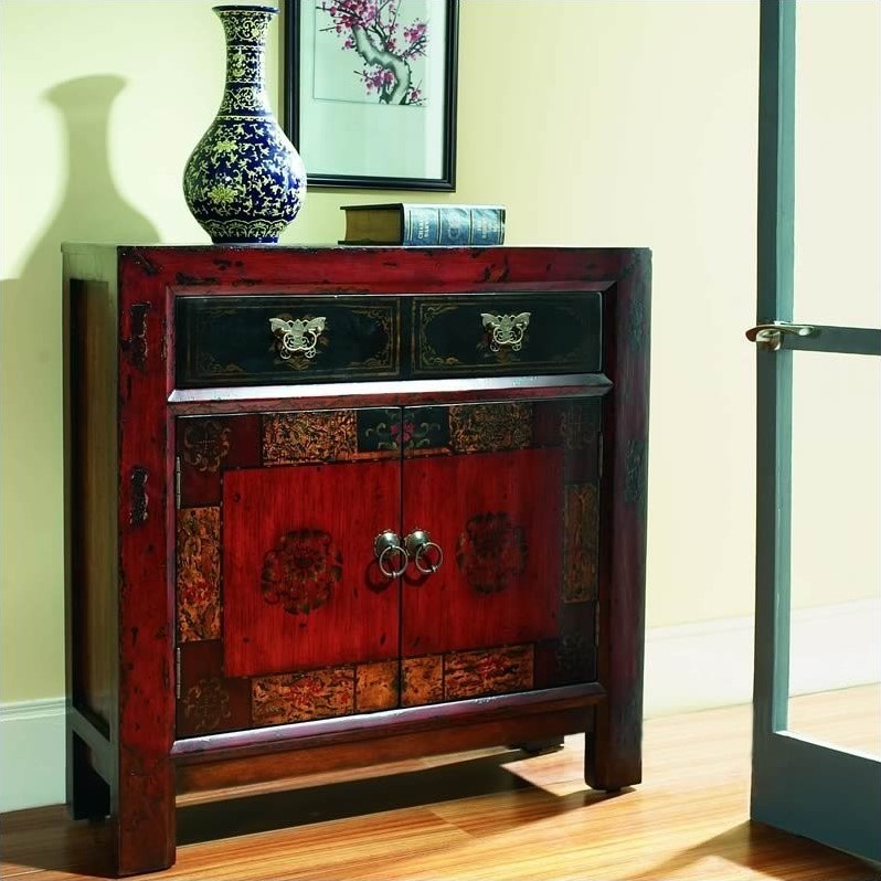 Hooker Furniture Seven Seas Asian Two Door Drawer Hall Chest
