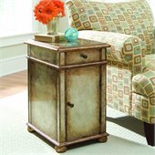 Hooker Furniture Seven Seas Antique Mirror Chest in Metallic Finish
