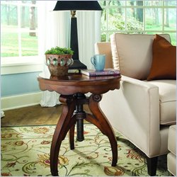 Hooker Furniture 22 Inlay Three Leg Adjustable Height Accent Table Best Price
