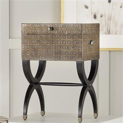 Hooker Furniture Seven Seas Box on Stand w/ Antique Brass Hardware