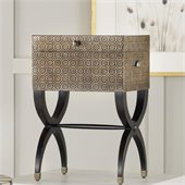Hooker Furniture Seven Seas Box on Stand w/ Antique Brass Hardware