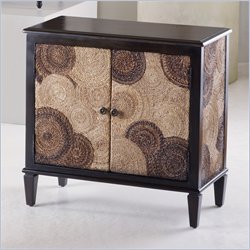 Hooker Furniture Two Door Abaca Chest in Black Finish Furniture Bedroom Furniture Accent Chests Hooker Furniture 363069