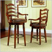 Hooker Furniture Waverly Place Cherry Ladderback Swivel Counter Stool