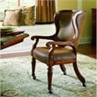 ADD TO YOUR SET: Hooker Furniture Waverly Place Tall Back Cherry Castered Game Chair
