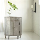 Hooker Furniture Melange Fluted Demi Chest in Resin Finish