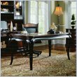 ADD TO YOUR SET: Hooker Furniture Preston Ridge Leg Desk in Cherry/Mahogany Finish