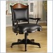 ADD TO YOUR SET: Hooker Furniture Preston Ridge Swivel Chair in Cherry/Mahogany Finish