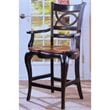 ADD TO YOUR SET: Hooker Furniture Preston Ridge Oval Back Bar Stool with Wood Seat