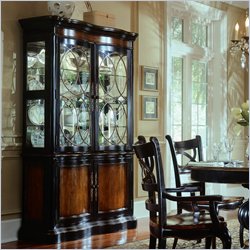 Hooker Furniture Preston Ridge Curio China in Cherry/Mahogany Finish