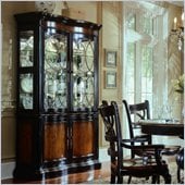 Hooker Furniture Preston Ridge Curio China in Cherry/Mahogany Finish