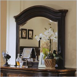 Hooker Furniture Preston Ridge Landscape Mirror  in Cherry/Mahogany