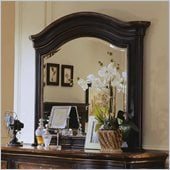 Hooker Furniture Preston Ridge Landscape Mirror  in Cherry/Mahogany