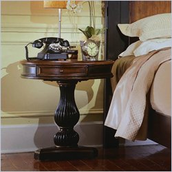 Hooker Furniture Preston Ridge Round Pedestal Nightstand