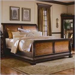 Hooker Furniture Preston Ridge King Sleigh Bed in Cherry/Mahogany
