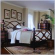 ADD TO YOUR SET: Hooker Furniture Preston Ridge Low Post Bed in Black Rub-Through