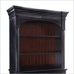 Hooker Furniture New Castle II Entertainment Console Hutch in Black
