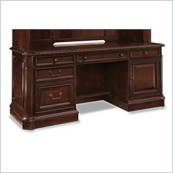 Hooker Furniture New Castle II Computer Credenza in Rich Warm Brown