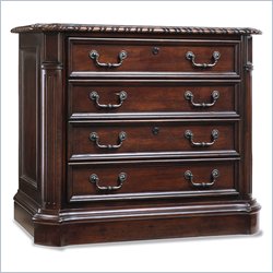Hooker Furniture New Castle II Lateral File in Rich Warm Brown