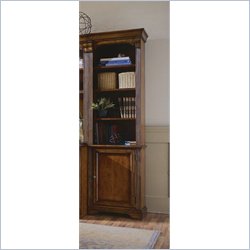 Hooker Furniture Brookhaven Right Bookcase in Clear Cherry