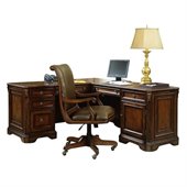 Hooker Furniture Brookhaven Executive L-Shaped Right Return