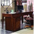 ADD TO YOUR SET: Hooker Furniture Danforth Executive Leg Desk in Rich Medium Brown