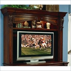 Hooker Furniture Villa Sienna Entertainment Center Hutch in Cherry