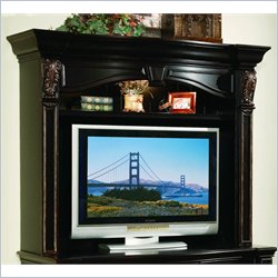 Hooker Furniture Villa Sienna Entertainment Center Hutch in Black