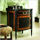 Hooker Furniture Glenhill Black Sink Chest w/Star Motif