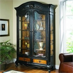 Hooker Furniture North Hampton Bonnet Top Display Cabinet