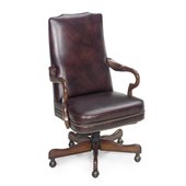 Hooker Furniture Seven Seas Executive Chair in Egyptian Burgundy