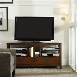 Hooker Furniture Danforth 54 TV Stand in Rich Medium Brown