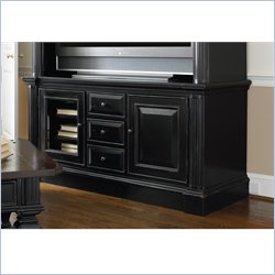 Hooker Furniture New Castle II Gaming Console 65 in Rich Rubbed Black
