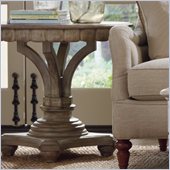 Hooker Furniture Primrose Hill Pedestal Accent End Table in Garden Grove