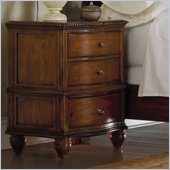 Hooker Furniture Primrose Hill Three Drawer Nightstand in Villa Brown