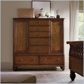 Hooker Furniture Primrose Hill Two-Door Seven-Drawer Door Chest in Villa Brown