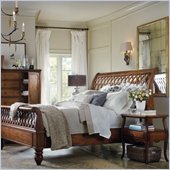 Hooker Furniture Primrose Hill Cabriole Night Table in Villa Brown