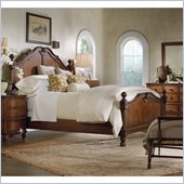 Hooker Furniture Primrose Hill Panel Bed in Villa Brown Finish
