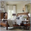 ADD TO YOUR SET: Hooker Furniture Primrose Hill Lattice Sleigh Bed in Villa Brown